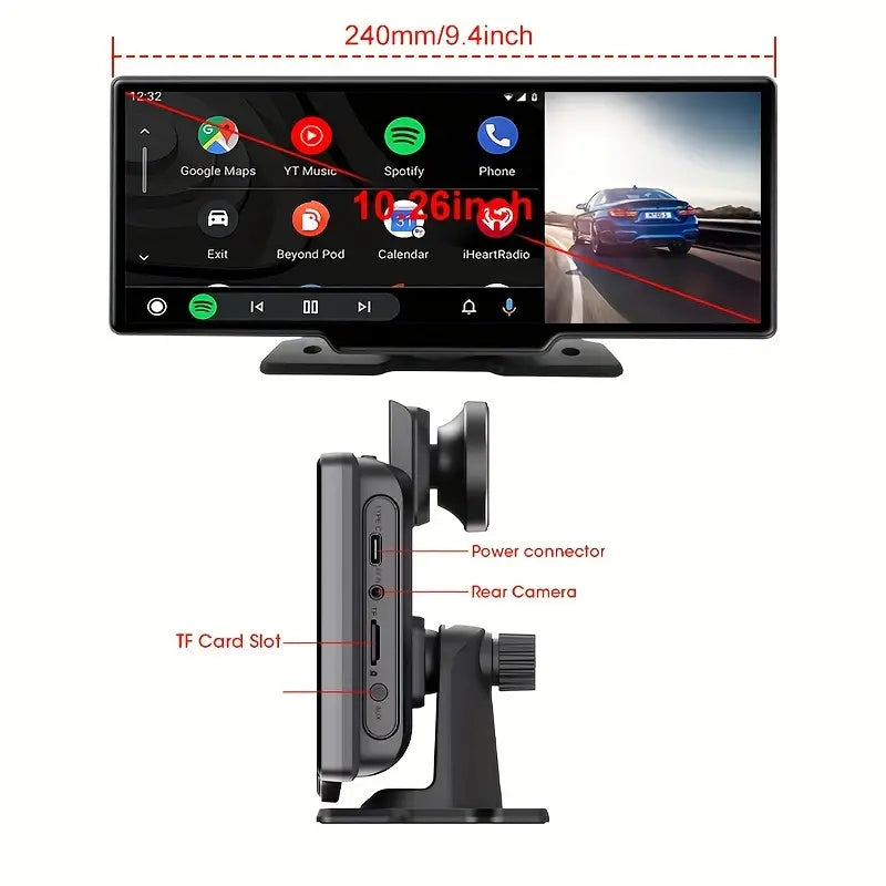 Xtra Gadget ™️ Car Display 10.26" Portable